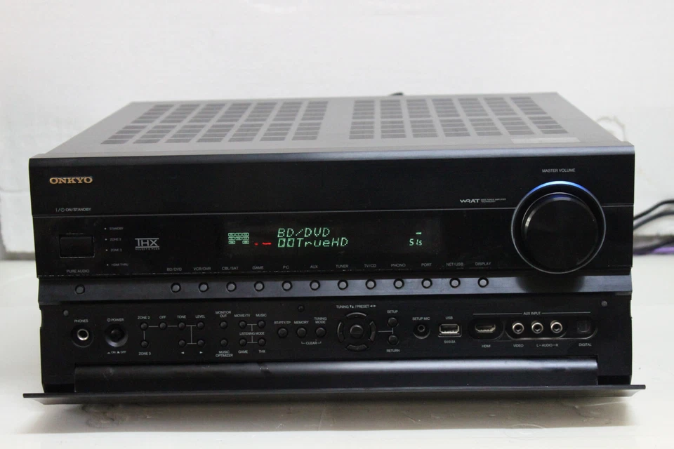 Sintoamplificatore Onkyo TX-NR808 7.2 3D  USB LAN THX  HDMI ARC - Immagine 2 di 4