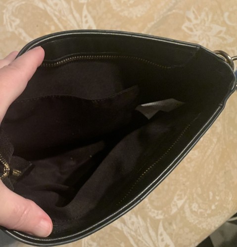 NWOT! Old Navy Synthetic Leather Black Purse Tote Bag. 4”x10”x11” - Picture 6 of 7