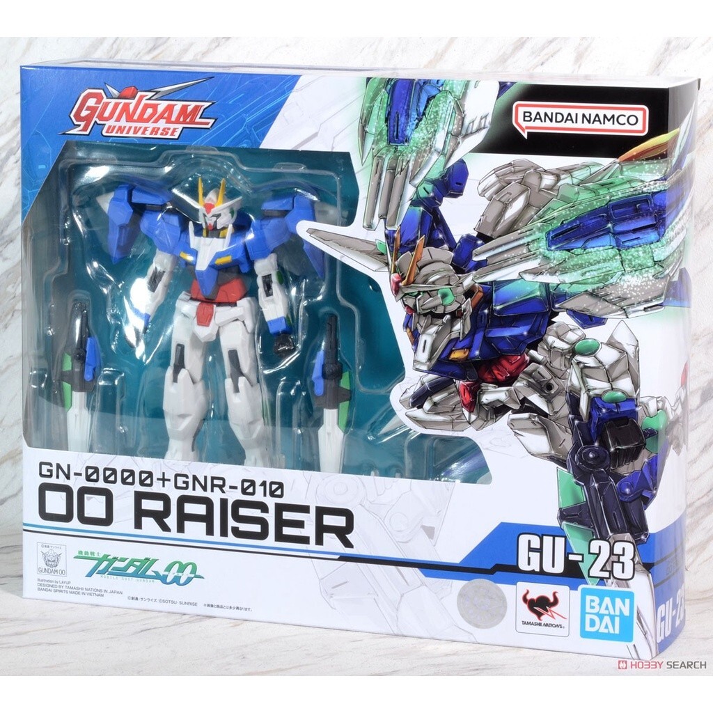 Bandai Gundam Universe GN-0000＋GNR-010 00 Raiser Mobile Suit