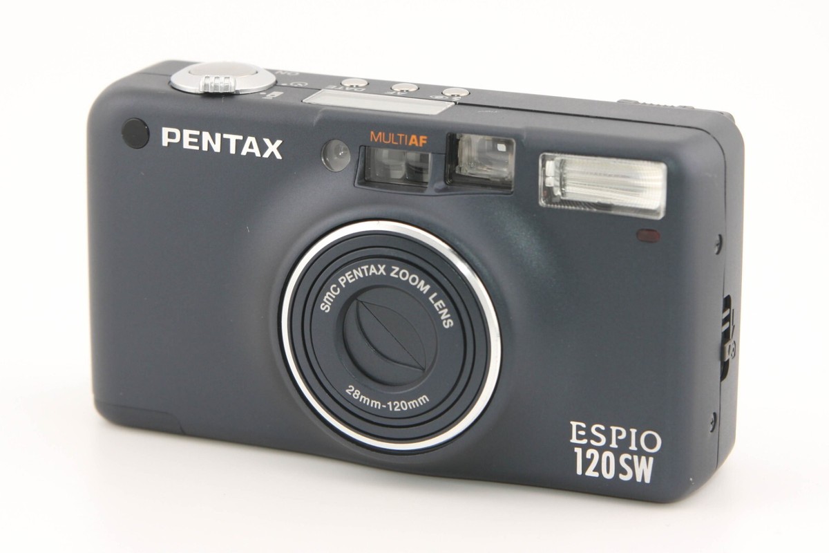 ■ ほぼ新品 ■ペンタックス　PENTAX ESPIO 120SW MINT] Pentax ESPIO 120 SW Indigo Blue Navy Point & Shoot