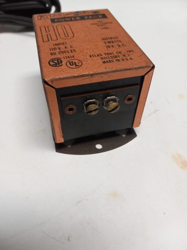 Original Atlas Power Pack 16V Transformer Slot Car 115V, TESTED, RARE - Image 3 of 4