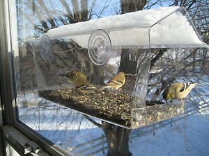 Window Bird Feeder, Watch birds right outside your window. Free Shipping