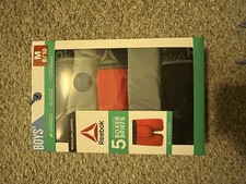 Reebok BOYS Performance Boxer Brief Underwear Size - M - NEW SEALED 5 PK