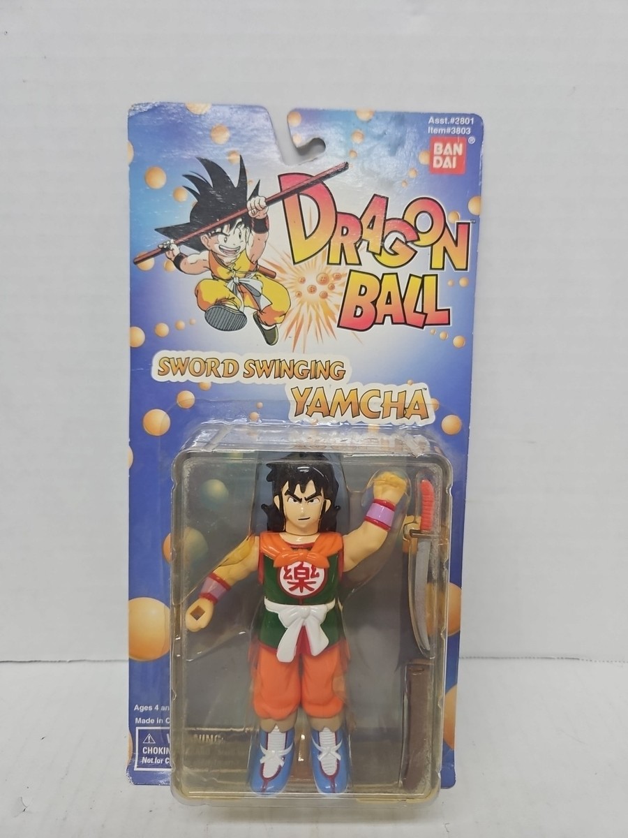 ヤムチャ Dragon Ball Z Bandai 1995 Sword Swinging Yamcha Figure for