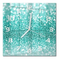 Stilvolle Glas-Wanduhr Glasuhr Aus Glas Kleinigkeiten WeißE Zeiger 30X30 Cm