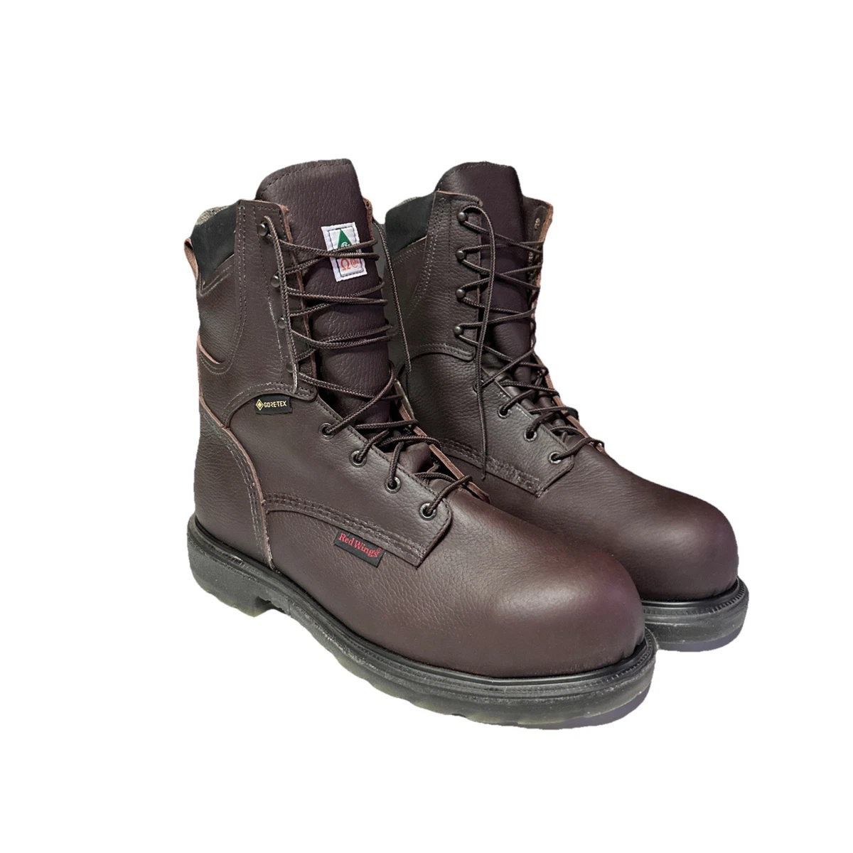 Red Wing Brown Leather Steel Toe Work‎ Shoes Men\'s US 9.5 2E 6708 Oil Resistant Red-Wing-Men-s-8-2211-Steel-  main image 2