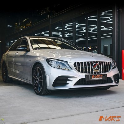 AMG GT Style Bumper Bar Grille Grill for Mercedes-Benz C-Class