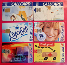 6 Telephone Cards IRELAND EIRE Collection Bundle A34