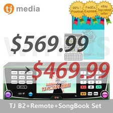 CLEARANCE TJ Media B2 Karaoke Machine 1TB Keyboard Remote Song Book2