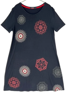 Desigual Damen Rundhals Minikleid Größe L - Bild 1 von 4