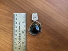 Vintage Silpada Black Onyx Sterling Silver Pendant S0756 Large Hook/Open Bale — photo 4