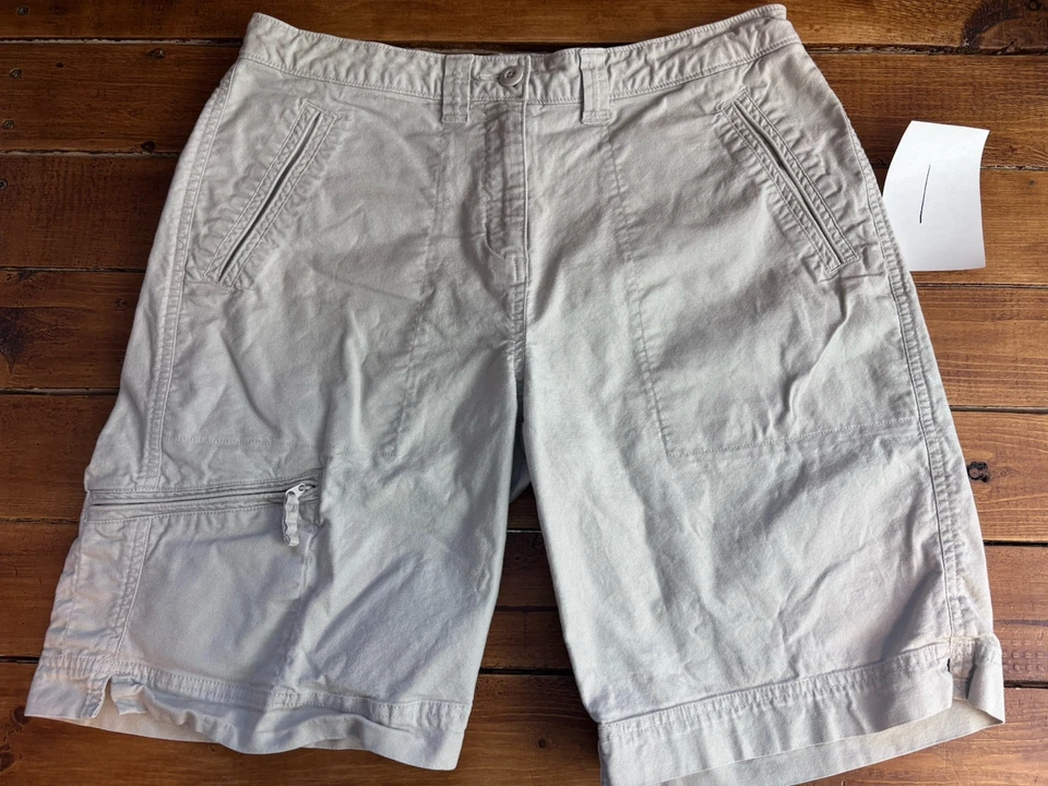 LOTE x3 Pantalones Cortos Woolrich Para Mujer 31x10 Doble Chino Senderismo Camping Safari Shorts Foto 4 de 4