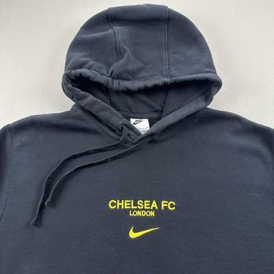 Nike Chelsea FC Hoodie Sweatshirt Mens XL Black London Soccer