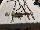 4 Vintage Bolos 5W/ Natural Stones This Is A Beautiful Collection Of Stones. — photo 1