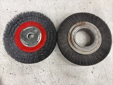 6"x1" Wire Brush Wheels Lot of 2, 5/8", 2" Hole