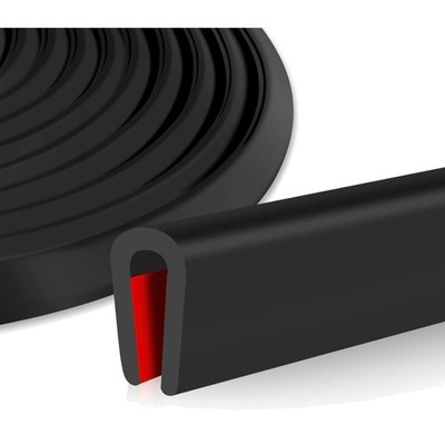 Kantenschutz Gummi selbstklebend U-Profil 2mm 3m EPDM Kantenschutzprofil