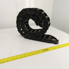 KS 0625.42 86" L Cable Carrier Energy Drag Chain 4" x 1-1/4" ID W/ Anchors