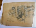 Antique 1800s Lithographed Allen & Ginter Cigarette Card BOOK 50 Fish Unused — photo 2