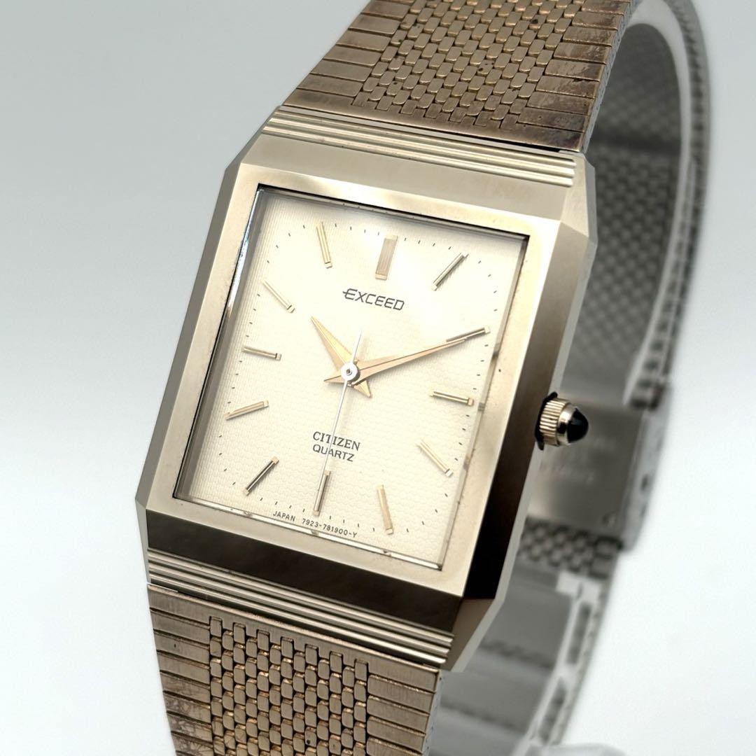 Citizen Exceed Gold-Tone Quartz Mens Dress Watch