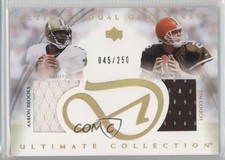 2003 Ultimate Collection Dual Game Jerseys 45/250 Aaron Brooks Tim Couch n8a