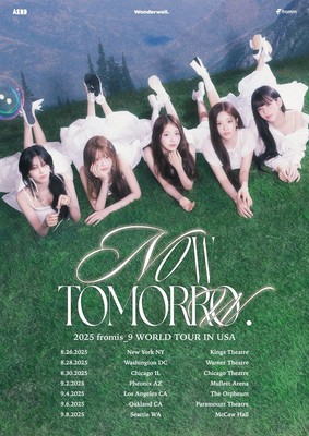 HOT fromis_9 - 1st World Tour NOW TOMORROW in USA poster