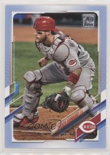 2021 Topps Father's Day Powder Blue 46/50 Tucker Barnhart #580 8x7