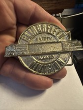 VINTAGE Clinchfield Division Safety Award Railroad Detailed Belt Buckle