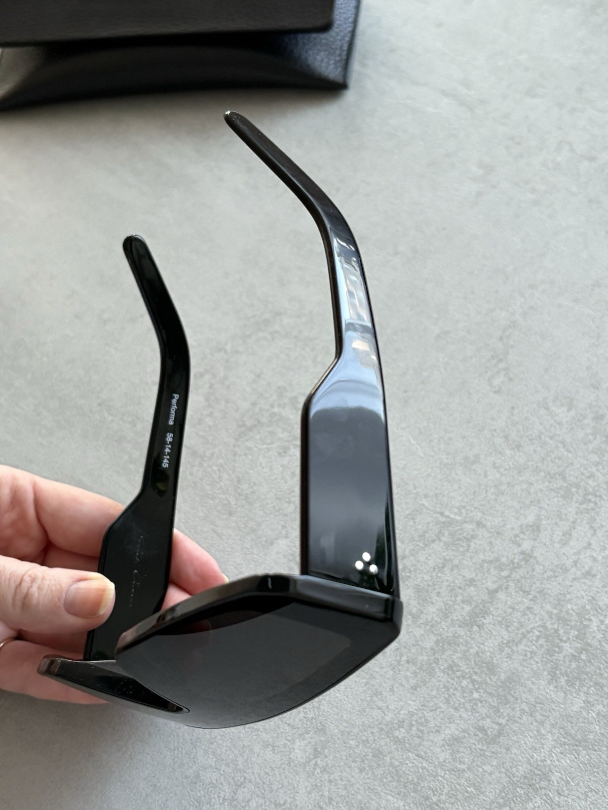 Rick Owens Performa 70MM Rectangular Sunglasses - image 12