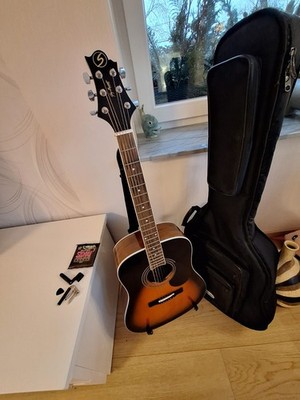 Westerngitarre gebraucht , Modell Greg Bennett Fa. Samick  mit Zubehör