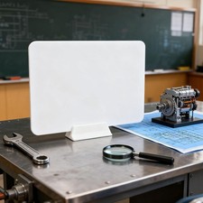 Schreibtisch-Trennwand aus PVC f&uuml;r Bibliotheken, Bildungseinrichtungen und