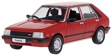 FIRST:43 1/43 Mazda 323 Familia 1980 Red Diecast Model Car