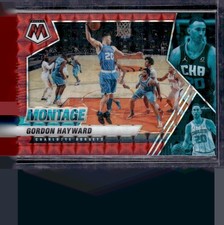 2020-21 Panini Mosaic #26 Gordon Hayward Montage Mosaic Red