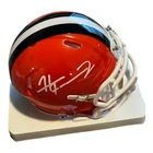HAROLD FANNIN JR Signed Cleveland Browns Riddell Mini Helmet PRIMETIME COA