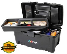 ArtBin 6918AB 17 inch Supply Box Organizer Black