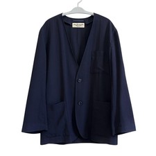 Vintage COMME des GARCONS Navy Jacket 80s Style