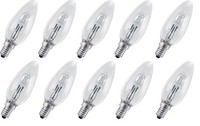 10X Neolux Halogen Kerze E14 Dimmbar Warmweiß 30W = 40W Klar Eek:G (Spektr A-G)