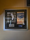 Mickey Mantle Autographed 8x10 Framed, 1956 Scorecard-progra