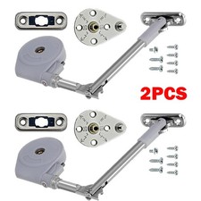 2Pack Lid Stay Slow Closing Toy Box Hinges Soft Close For Toy Box Storage Trunk