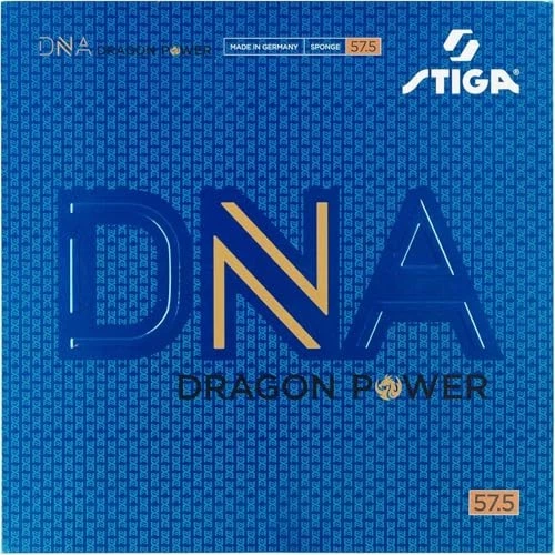 STIGA Table Tennis Rubber DNA Dragon Power 57.5 Black Extra Thick Black