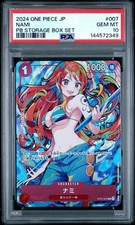 2024 ONE PIECE JAPANESE PREMIUM BOOSTER STORAGE BOX SET #007 NAMI PSA 10