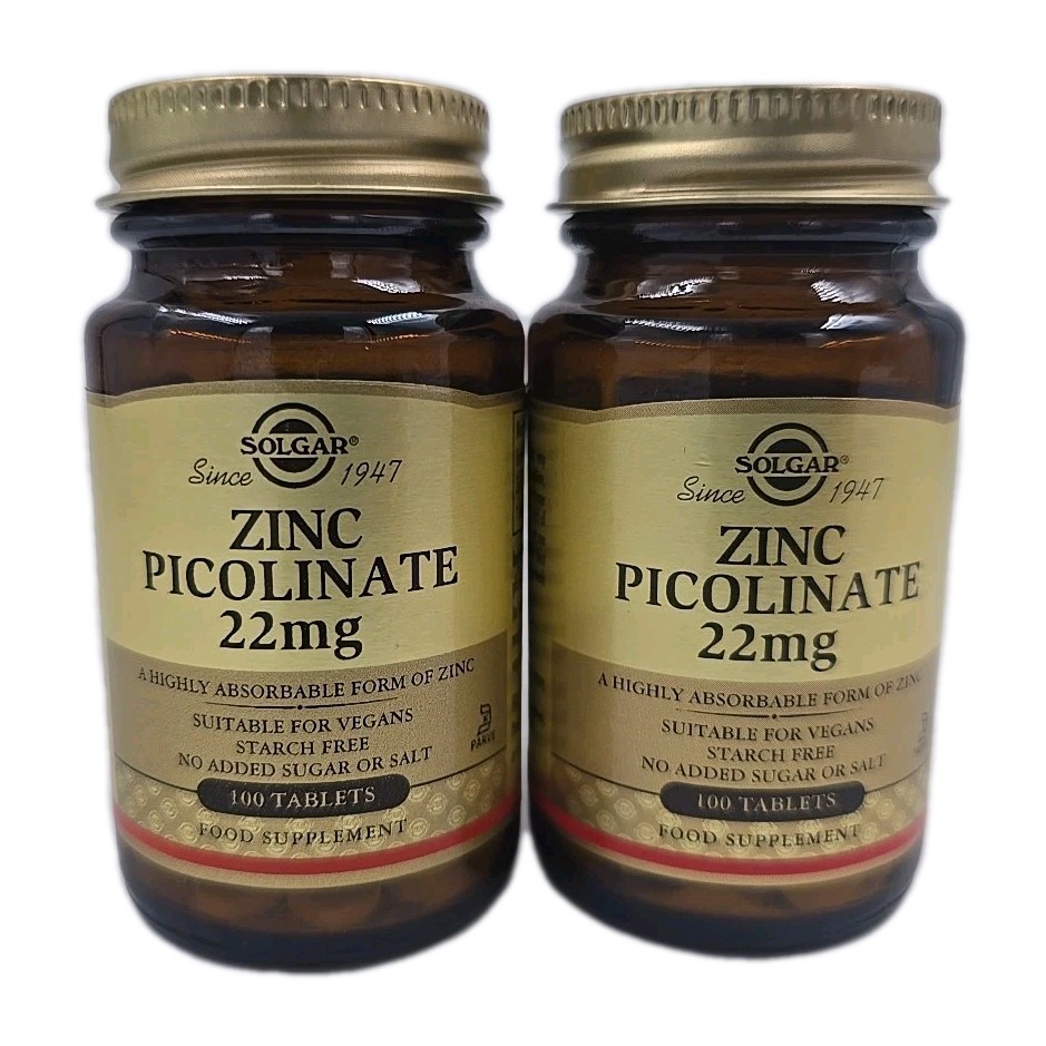 Solgar Zinc Picolinate 22Mg 100 Tablets - Image 26