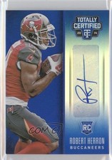 2014 Totally Certified Rookie Signatures Mirror Blue 4/10 Robert Herron Auto 0f6