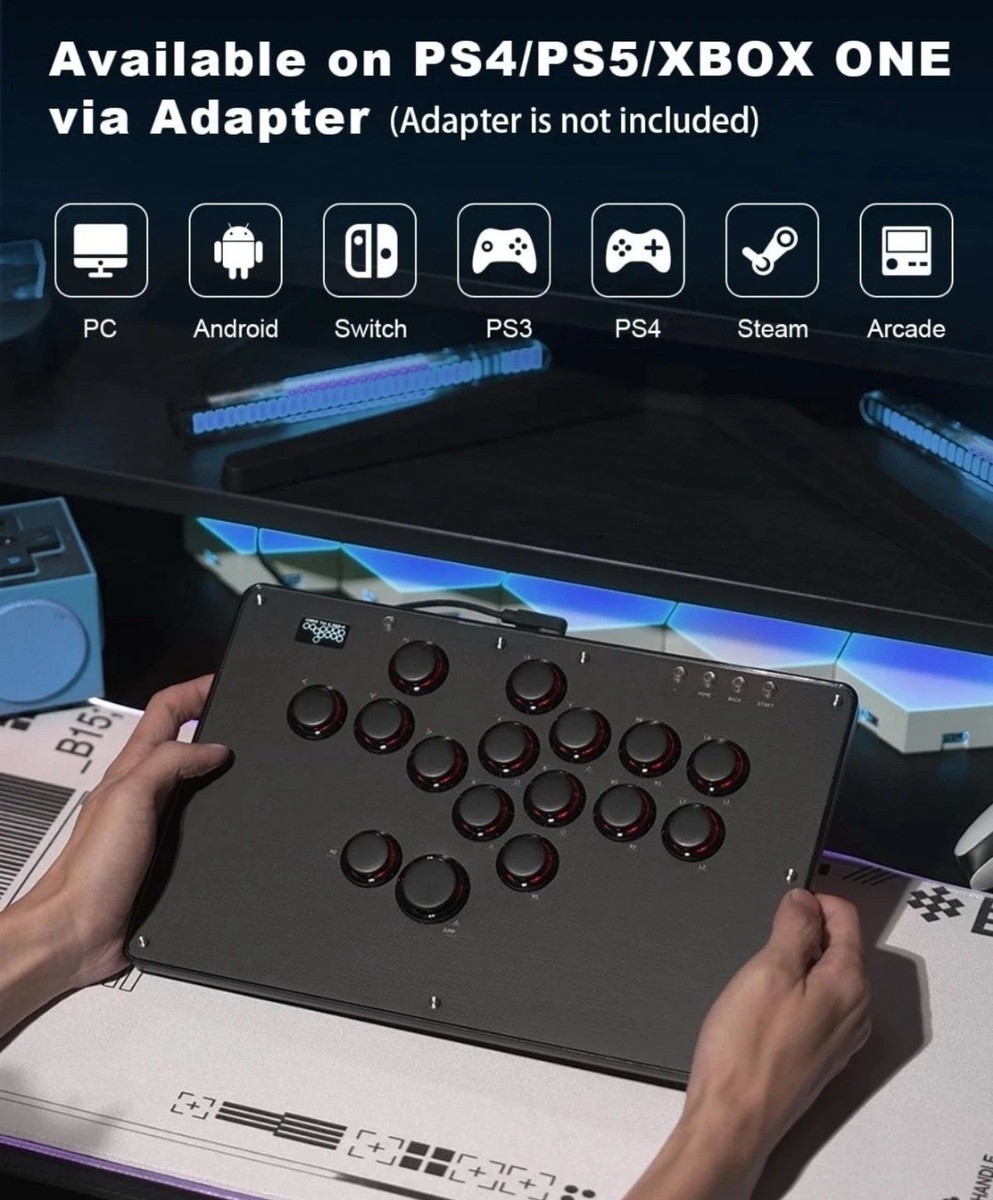 テコム select COSMOX Gaming HautePad U Series U16 Black Leverless Controller