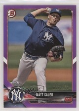 2018 Bowman Draft Purple 65/250 Matt Sauer #BD-184 k0w