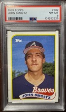 1989 Topps - John Smoltz #382 (RC)