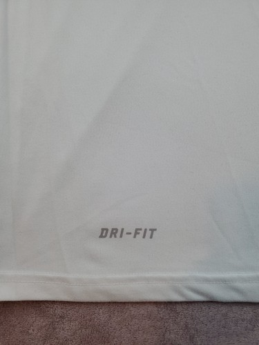 Nike Tee Shirt Dri-FIT Cypress Bay Men's Large White Long Sleeve Crew Neck - Picture 11 of 21