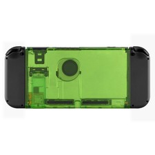 Switch console back housing shell clear green