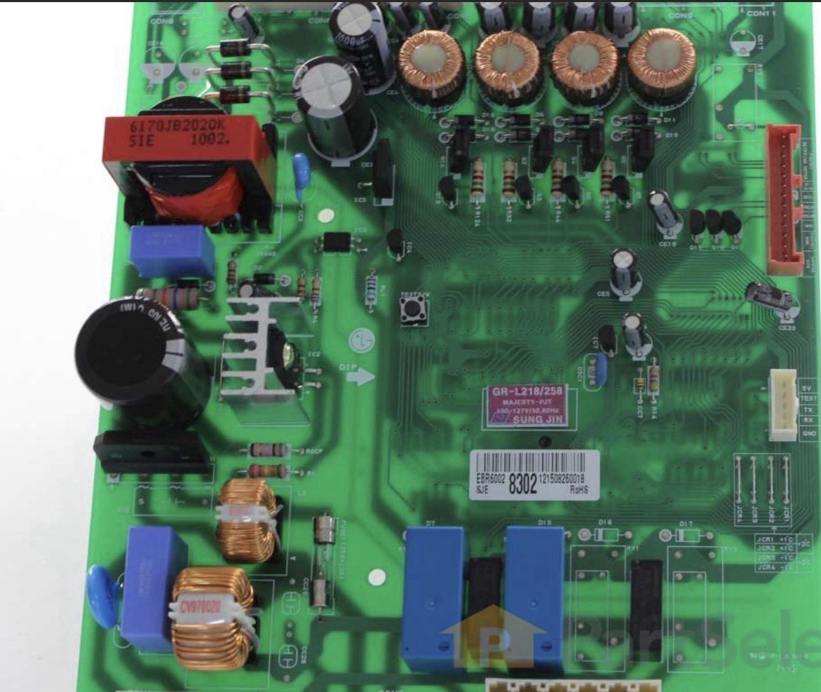 LG Refrigerator EBR60028302 Main control Board AZ232267 | ZC524