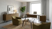 BüRomöBel Stilvoll Schreibtisch Sideboard Kommode Couchtisch