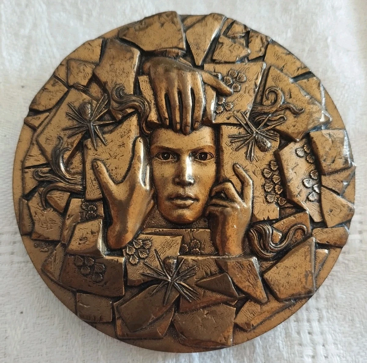 MÉDAILLE LA COURSE à pied l'effort physique l'entrainement vers 1930